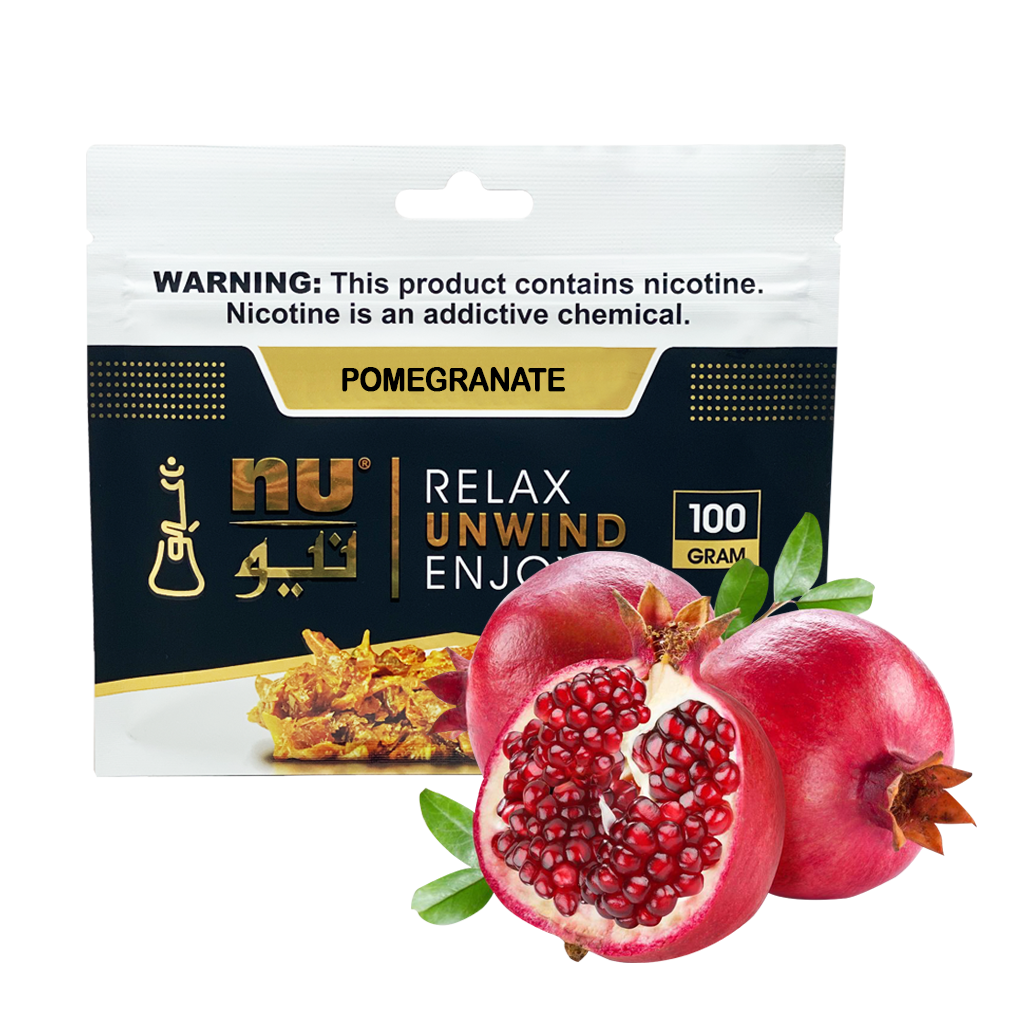 NU Tobacco Pomegranate 100g Pouch