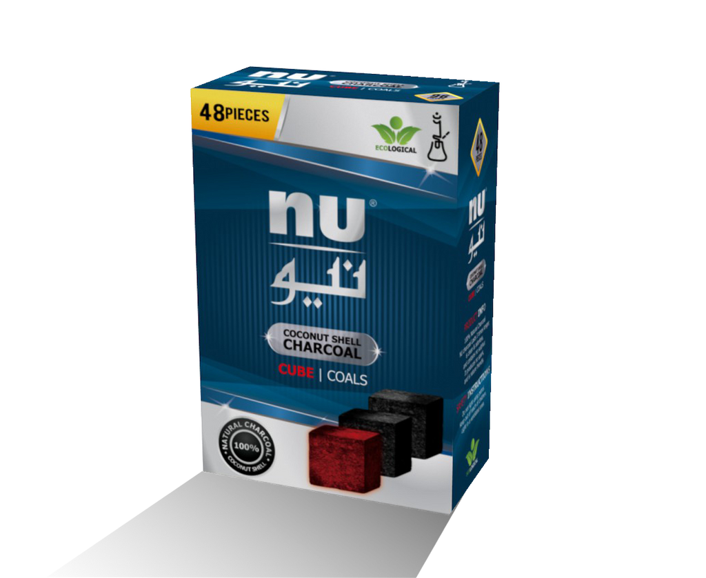NU cube coals - 1 pack - 48pcs