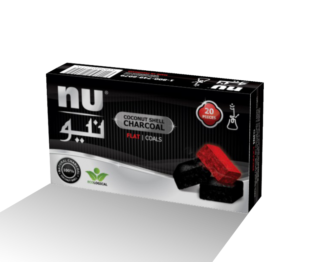 thumbnail image 2 of Exotica Silver Flat Cube Japanese Hookah Charcoal – 5 Boxes Of 96 Pieces (2025 Promo) 2 of 5